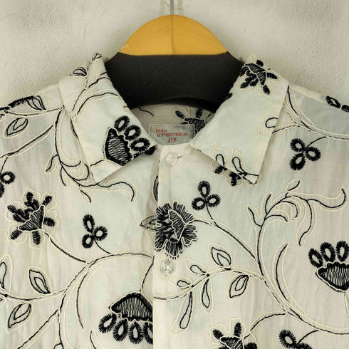 フォーワンセブンバイエディフィス 417 by EDIFICE P.A EMBROIDERY シャツ メンズ