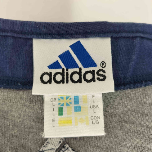 アディダス adidas 90S S/S ベースボールシャツ メンズ import:L