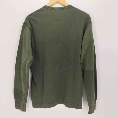 コムデギャルソンオム COMME des GARCONS HOMME 07AW 染色加工 異素材切り替え L/S カットソー AD2007 メンズ JPN:S