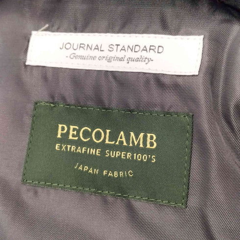 ジャーナルスタンダード JOURNAL STANDARD PECOLAMB ウールチェスターコート メンズ JPN:M