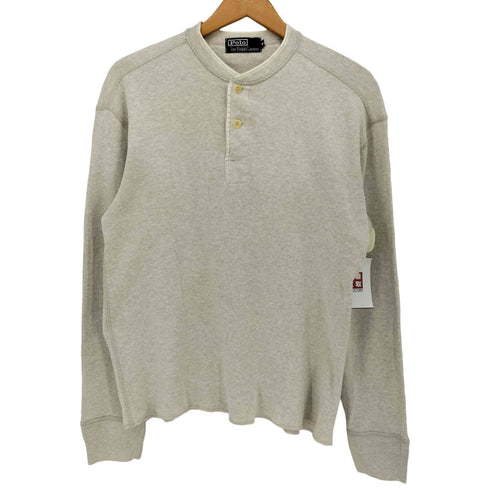 ポロバイラルフローレン Polo by RALPH LAUREN 90S ヘンリーネック カットソー L/S シャツ メンズ import:M