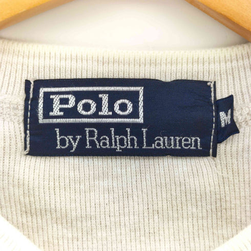 ポロバイラルフローレン Polo by RALPH LAUREN 90S ヘンリーネック カットソー L/S シャツ メンズ import:M