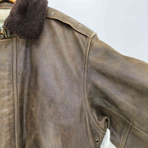 エルエルビーン L.L.Bean 90s ゴートスキン 裏地ボア G-1型 フライトジャケット メンズ SMALL REGULAR