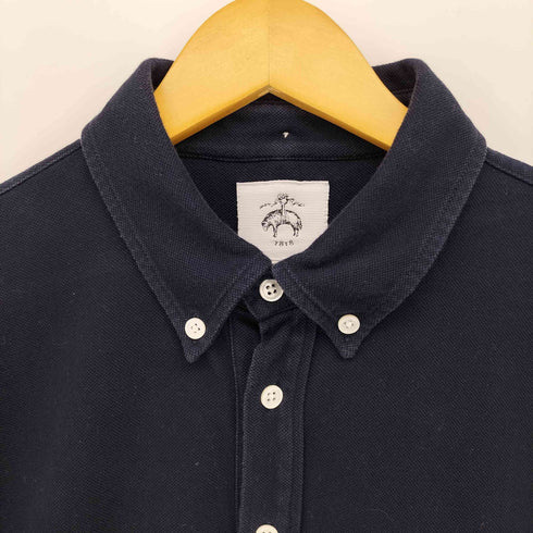 ブルックスブラザーズ BROOKS BROTHERS イタリア製 鹿の子 ボタンダウン S/S ポロシャツ メンズ BB2