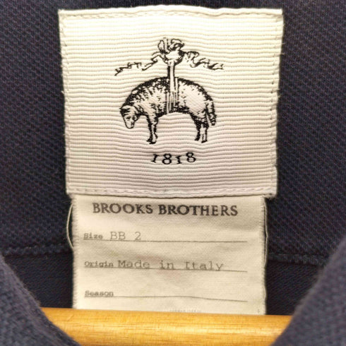 ブルックスブラザーズ BROOKS BROTHERS イタリア製 鹿の子 ボタンダウン S/S ポロシャツ メンズ BB2