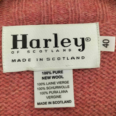 ハーレーオブスコットランド HARLEY OF SCOTLAND PURE NEW WOOL ウールセーター メンズ UK:40