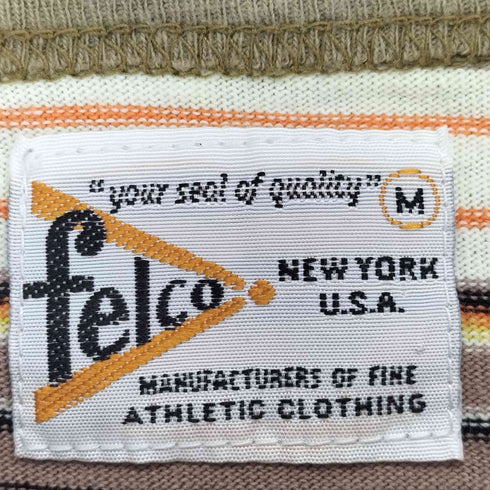 フェルコ FELCO マルチボーダーポケットTシャツ メンズ JPN:M