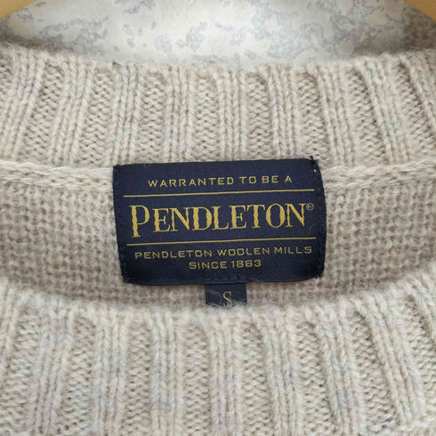 ペンドルトン PENDLETON 別注 LAMBS WOOL ジャガード クルーネック ニット メンズ JPN:S