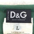 ディーアンドジードルチェアンドガッバーナ D&G DOLCE&GABBANA プリントロゴ Vネック カットソー メンズ L