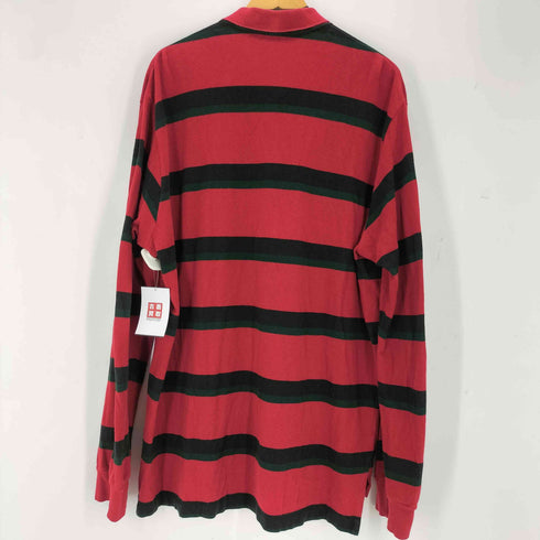 ポロバイラルフローレン Polo by RALPH LAUREN 90S ポニー刺繍 L/S ボーダーポロシャツ メンズ XXL