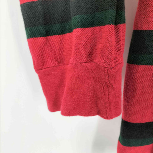 ポロバイラルフローレン Polo by RALPH LAUREN 90S ポニー刺繍 L/S ボーダーポロシャツ メンズ XXL