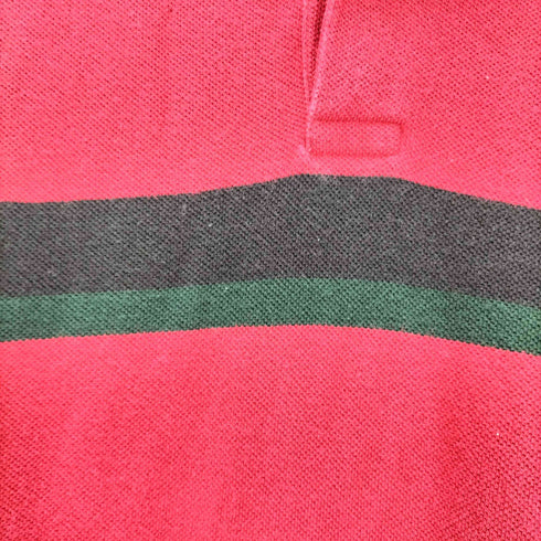 ポロバイラルフローレン Polo by RALPH LAUREN 90S ポニー刺繍 L/S ボーダーポロシャツ メンズ XXL