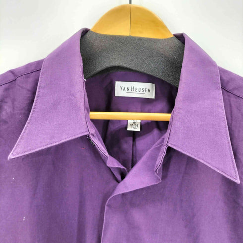 ヴァンヒューゼン VAN HEUSEN レギュラーカラーポプリンシャツ メンズ 35/36