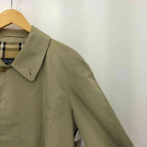 バーバリーズ BURBERRYS イングランド製 裏ノヴァチェック ステンカラーコート メンズ