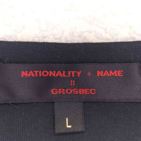 NATIONALITY+NAME=GROSBEC Y2K グラフィックデザイン Tシャツ メンズ L