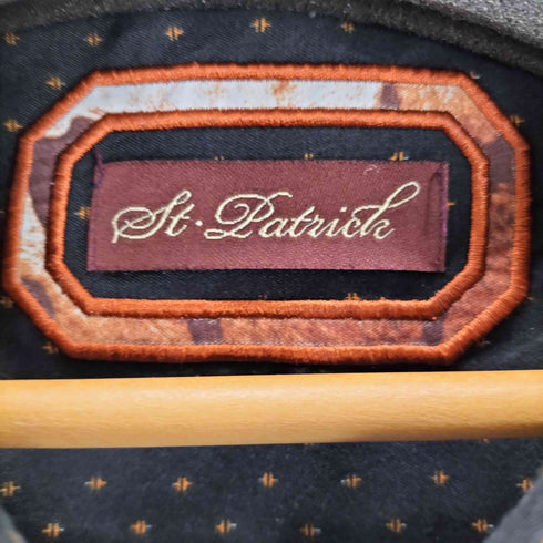 St.Patrick レギュラーカラーゼブラプリントシャツ メンズ 4XL