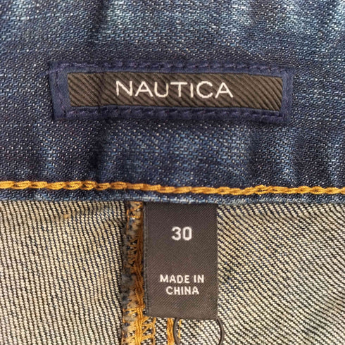 ノーティカ NAUTICA TRUE BLUE WASH DENIMWSH テーパード デニムパンツ レディース 30