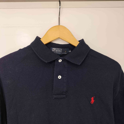 ポロバイラルフローレン Polo by RALPH LAUREN 90s USA製 ポニー刺繍 ポロシャツ メンズ import:M