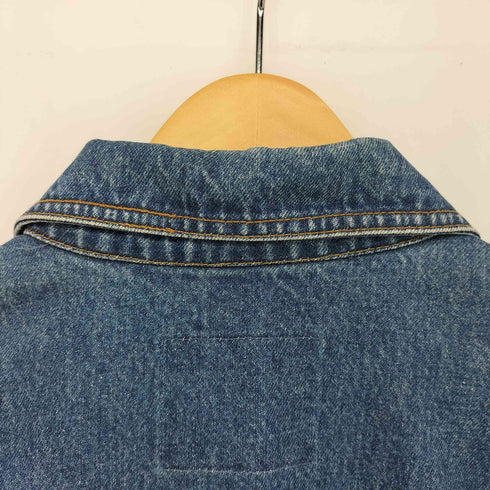 ハードロックカフェ Hard Rock Cafe 両面 ロゴ 刺繍 デニム トラッカー ジャケット メンズ import:M