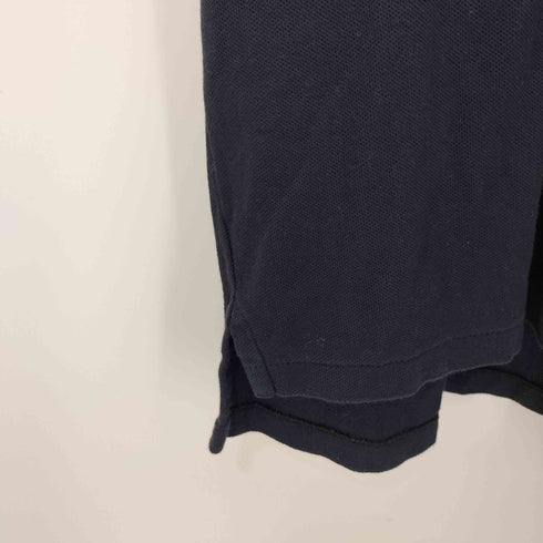 ブルックスブラザーズ BROOKS BROTHERS 90s USA製 GOLDEN FLEECE 金羊 刺繍 鹿の子 ピケ ボーダー ポロシャツ メンズ import:M