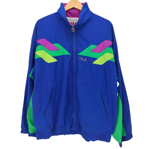 フィラ FILA ジップアップ ナイロン ジャケット メンズ import:XXL