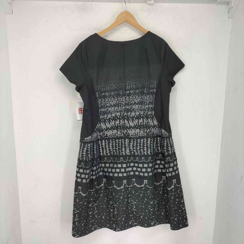 ヒロコビス HIROKO BIS 半袖 ひざ丈 総柄 ワンピース レディース 15AB