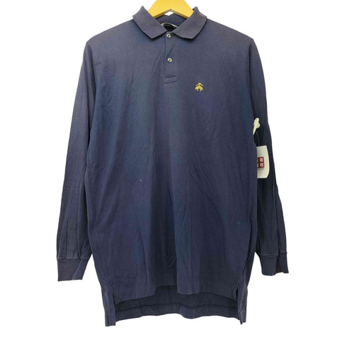 ブルックスブラザーズ BROOKS BROTHERS 90s USA製 GOLDEN FLEECE 羊 刺繍 L/S ポロシャツ メンズ import:M