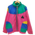 CASUAL ISLE 80-90S サイケデリック ジップアップ ナイロン ジャケット メンズ import:M