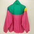 CASUAL ISLE 80-90S サイケデリック ジップアップ ナイロン ジャケット メンズ import:M