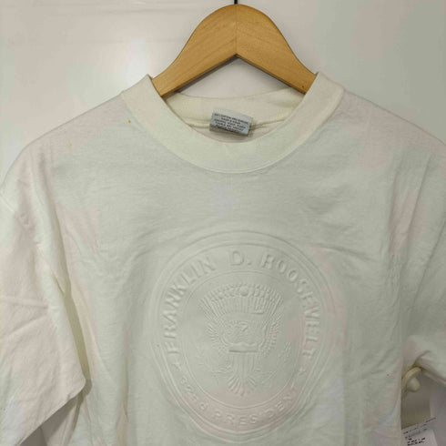 L.W.Bristol Classics 90s USA製 アメリカ大統領 エンブレム エンボス加工 S/S Tシャツ メンズ import:L