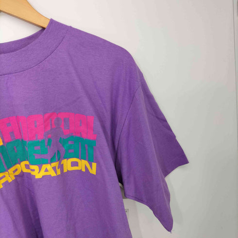 オニータ ONEITA 90s USA製 企業ロゴ プリント シングルステッチ S/S Tシャツ メンズ import:XL