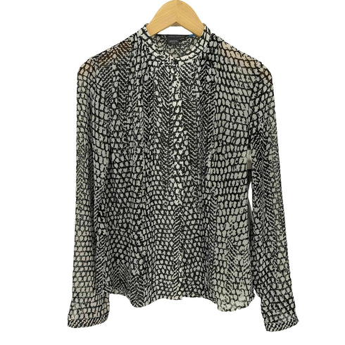 アルマーニエクスチェンジ ARMANI EXCHANGE シアープリントシャツ レディース XS