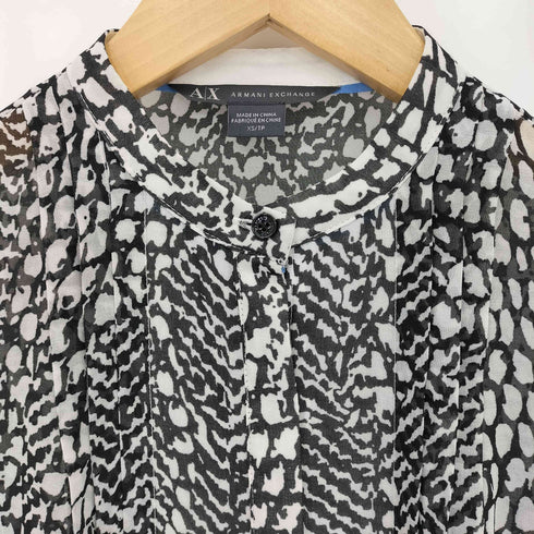 アルマーニエクスチェンジ ARMANI EXCHANGE シアープリントシャツ レディース XS