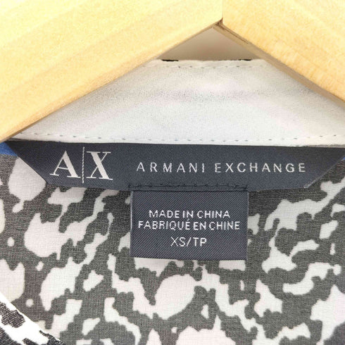 アルマーニエクスチェンジ ARMANI EXCHANGE シアープリントシャツ レディース XS