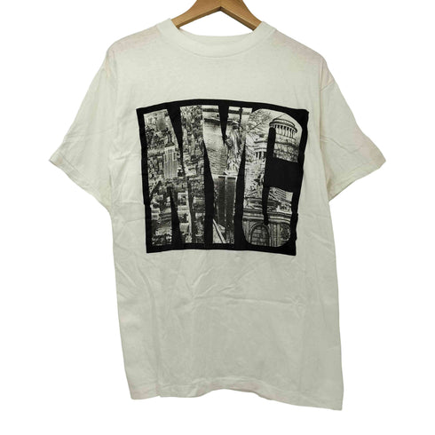 SHOR HILLS TEE 90s NYC フォト コラージュ プリント シングルステッチ S/S Tシャツ メンズ import:M