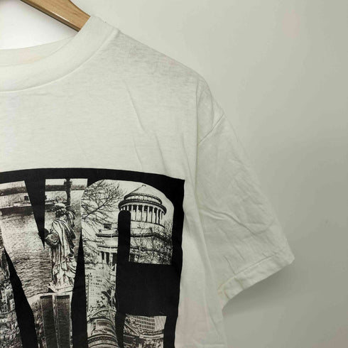 SHOR HILLS TEE 90s NYC フォト コラージュ プリント シングルステッチ S/S Tシャツ メンズ import:M