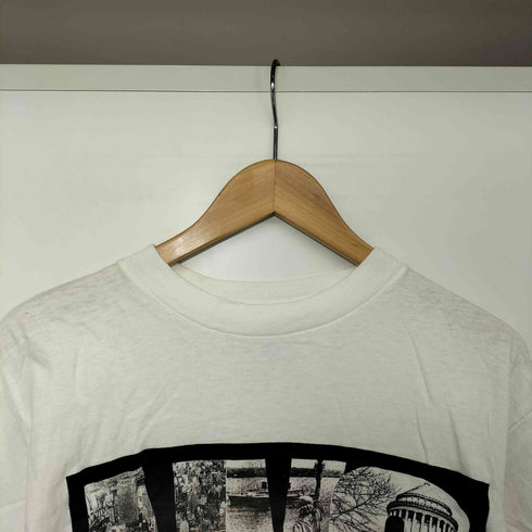 SHOR HILLS TEE 90s NYC フォト コラージュ プリント シングルステッチ S/S Tシャツ メンズ import:M