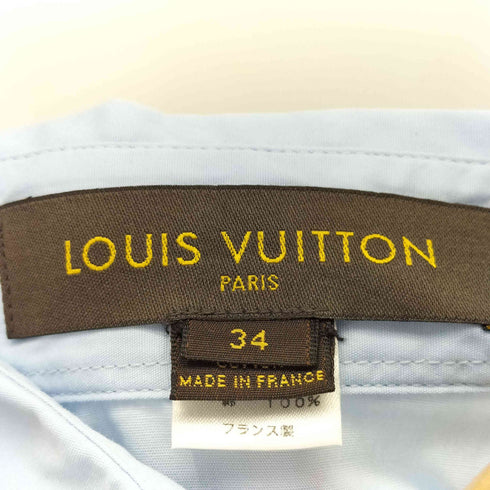 ルイヴィトン LOUIS VUITTON ロゴボタンデザイン シャツ レディース 34