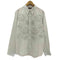 ターク TAAKK FLOWER EMBROIDERY REGULAR SHIRT ストライプ柄 フロントボタン レギュラーシャツ メンズ 2