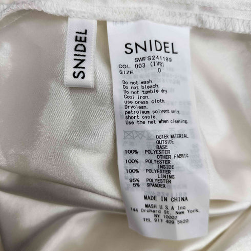 スナイデル snidel バリエチュールスカート レディース JPN:0