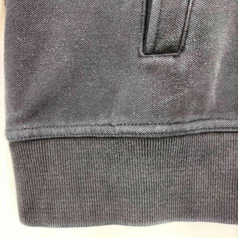 セントジェームス SAINT JAMES フロントロゴ刺繍 1889 裏地フリース スウェット地 ジップアップジャケット メンズ EUR:46