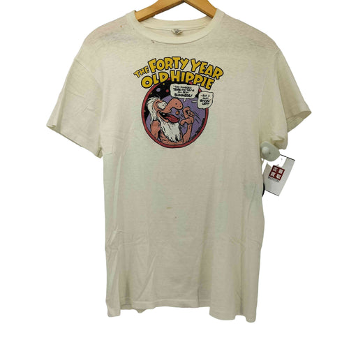 ヘインズ Hanes 70s USA製 The Forty Year Old Hippie Tシャツ メンズ import:L