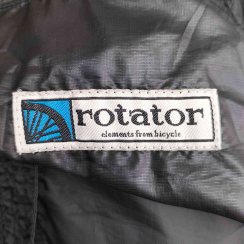 ROTATOR フロントロゴ ジップアップベスト メンズ import:L