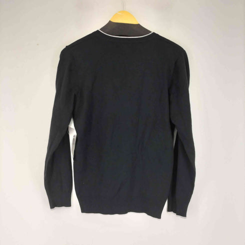 フレッドペリー FRED PERRY ワンポイントロゴ刺繍 Vネックウールニット メンズ import:L