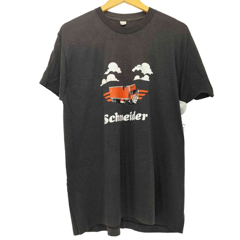 スクリーンスターズ SCREEN STARS 80s USA製 schneider 企業 S/S Tシャツ メンズ import:XXL