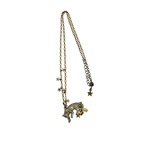 PALNART POC 猫 星 モチーフ ネックレス レディース