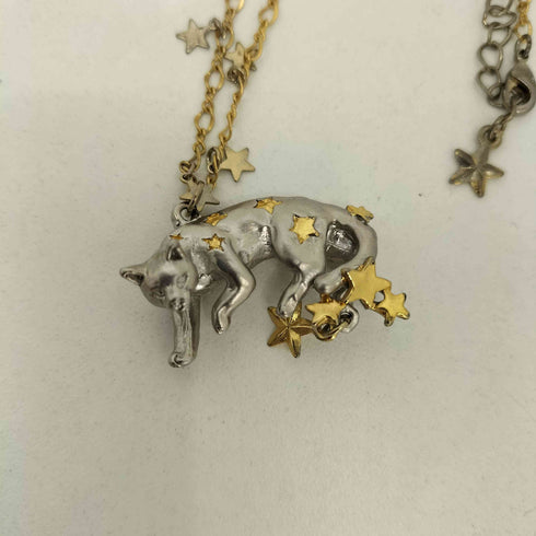 PALNART POC 猫 星 モチーフ ネックレス レディース
