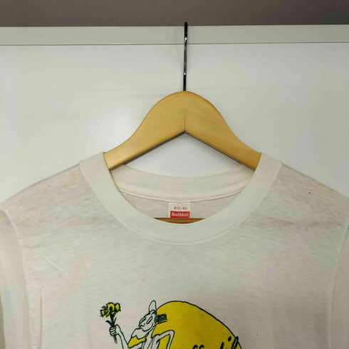 ヘルスニット Healthknit 70-80s USA製 アートワークプリント S/S Tシャツ メンズ import:M