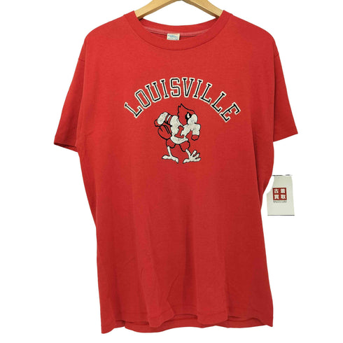 チャンピオン Champion 80s USA製 トリコタグ アメフトチームプリント S/S Tシャツ メンズ import:XL