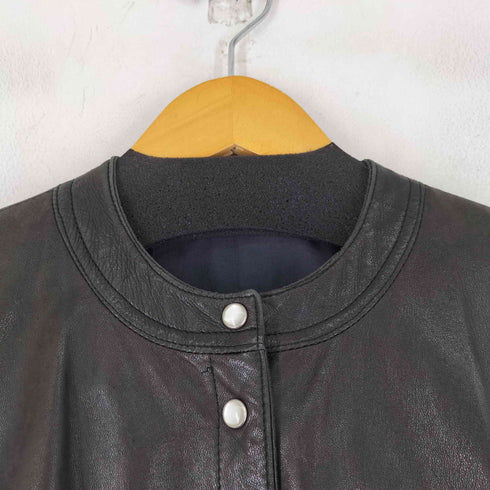 MOTHERS MADE IN FRANCE スナップボタン ラムレザージャケット レディース JPN:1